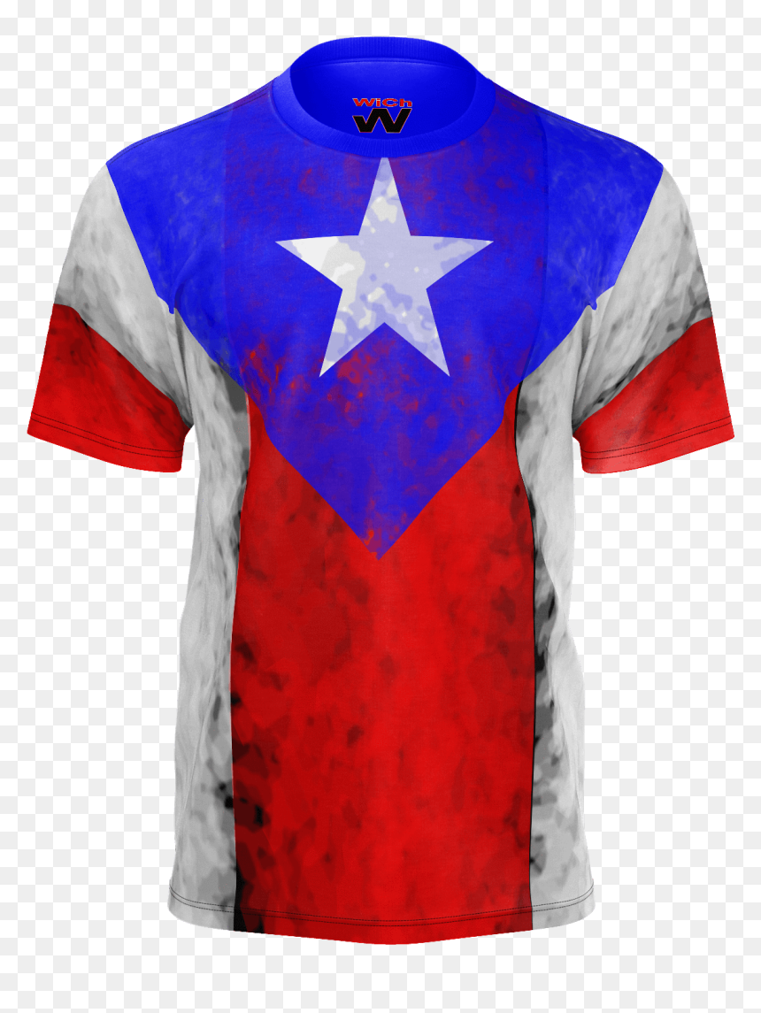 Active Shirt, HD Png Download - bandera puerto rico png