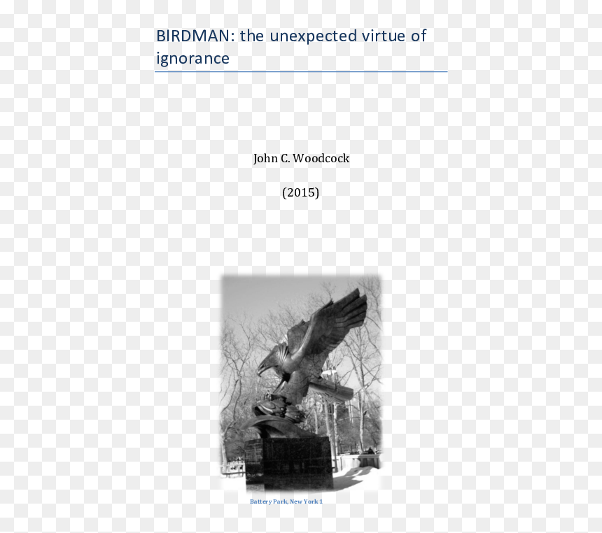 Statue, HD Png Download - birdman png