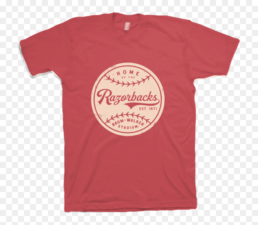 Razorback Baseball Tee "
 Class= - Active Shirt, HD Png Download - razorback png