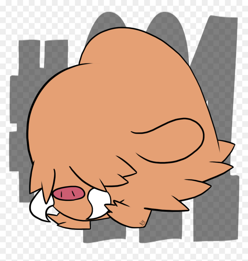 Piloswine Pokemon Pokemonaday Fanart Artists On Tumblr, HD Png Download - tumblr cat png
