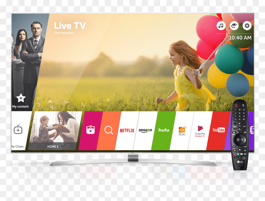 Delete Apps On Lg Tv, HD Png Download - smart tv png