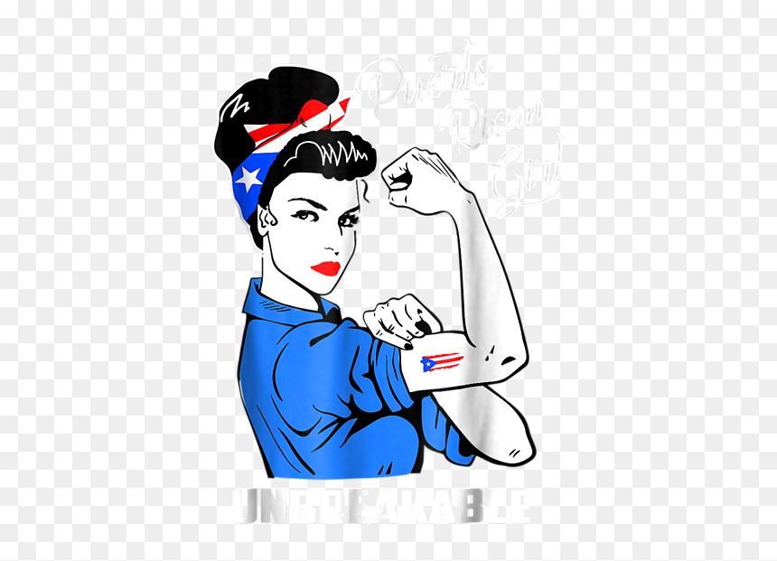 Unbreakable Puerto Rico T Shirt, HD Png Download - bandera puerto rico png