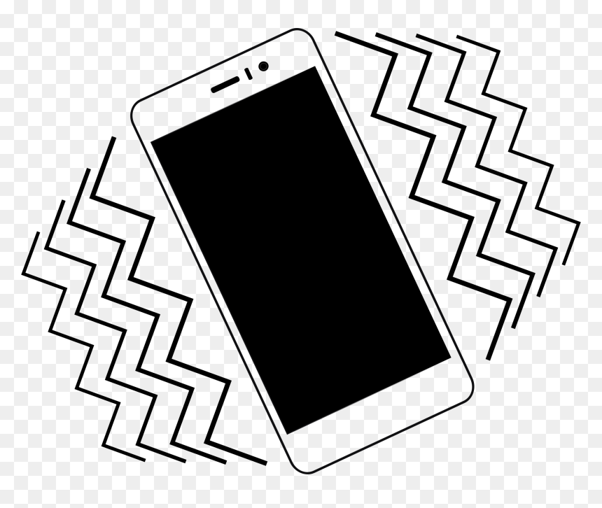Mobile Phone Vibration, HD Png Download - smartphone clipart png