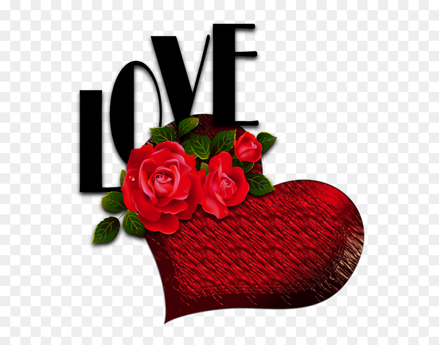 Heart, HD Png Download - red rose png