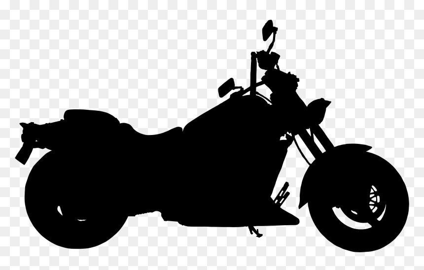 Motorcycle Silhouette, HD Png Download - motorcycle png