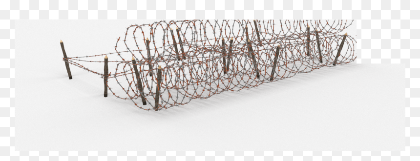 Snow, HD Png Download - barbed wire png