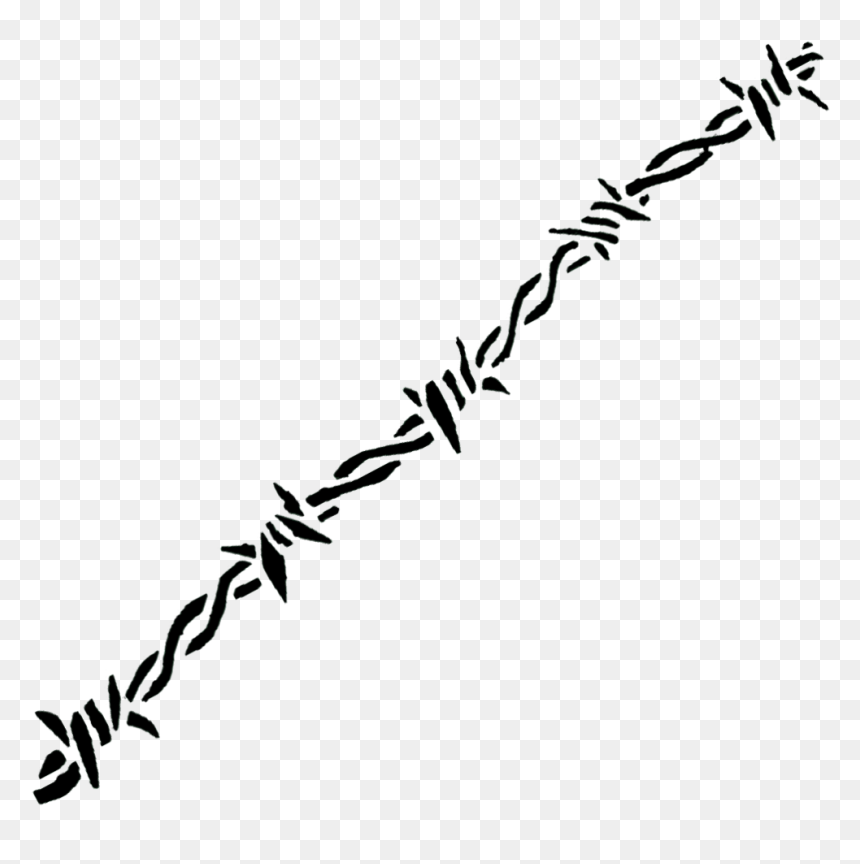 Calligraphy, HD Png Download - barbed wire png