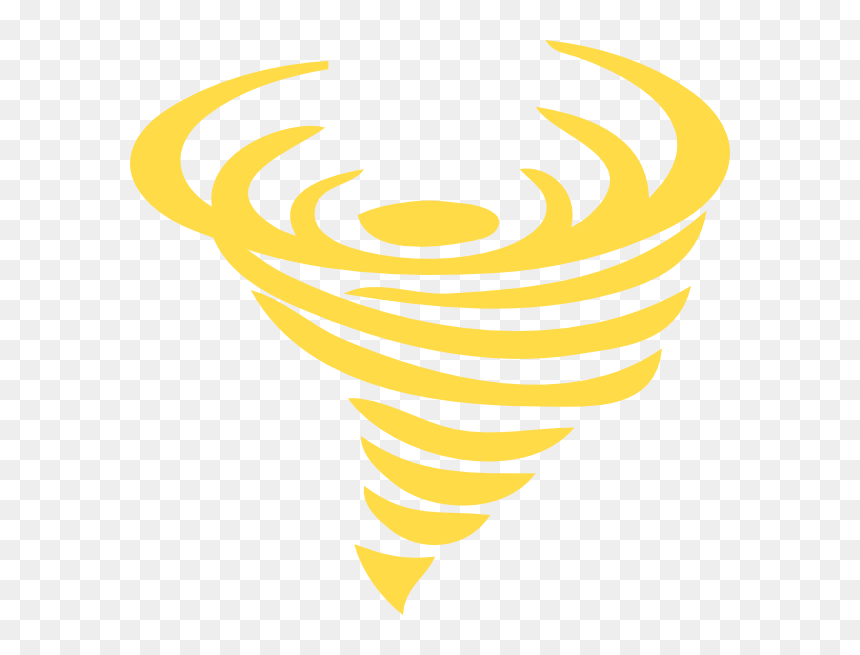 Tornado Clipart Yellow, HD Png Download - tornado png