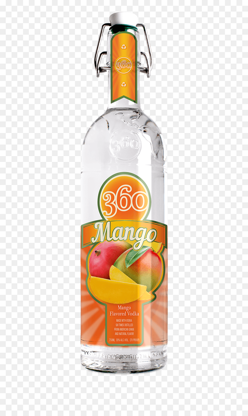 360 Double Chocolate Vodka, HD Png Download - mango png