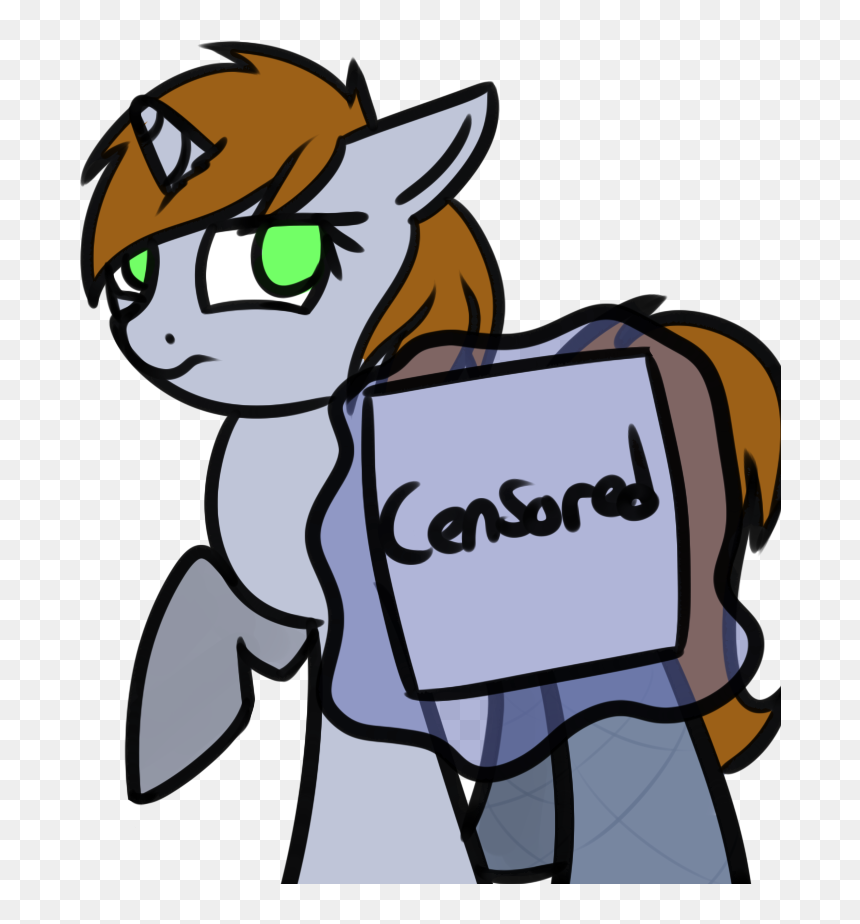 Fallout Equestria Saucy, HD Png Download - censored png