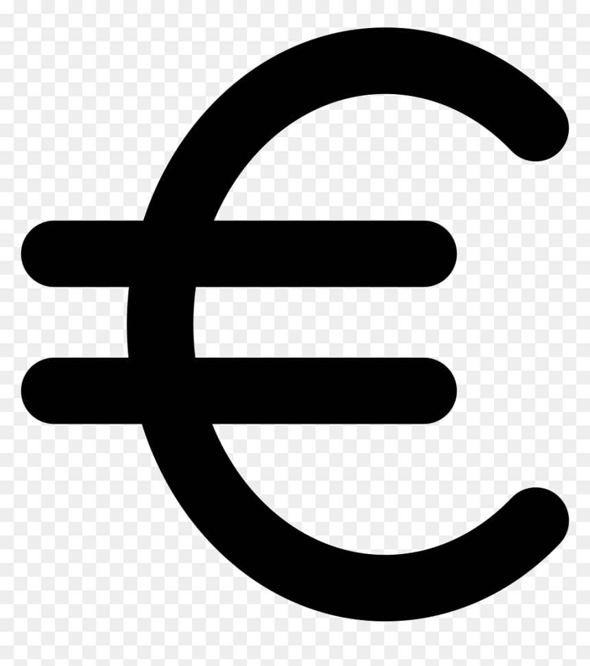 Euro Currency Symbol, HD Png Download - money sign png