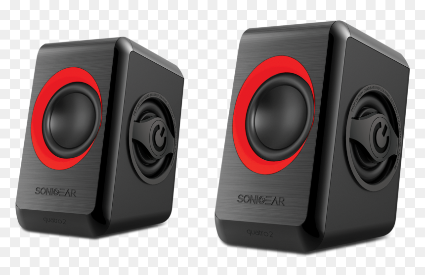 Speaker Sonicgear Quatro 2, HD Png Download - speakers png