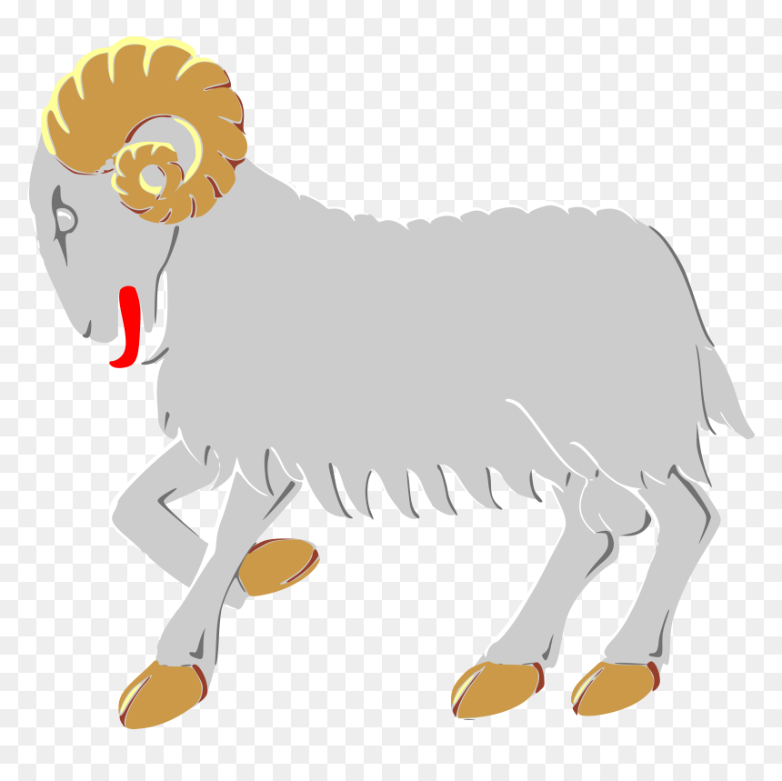 Imagenes De Animales Del Campo Png, Transparent Png - goat png