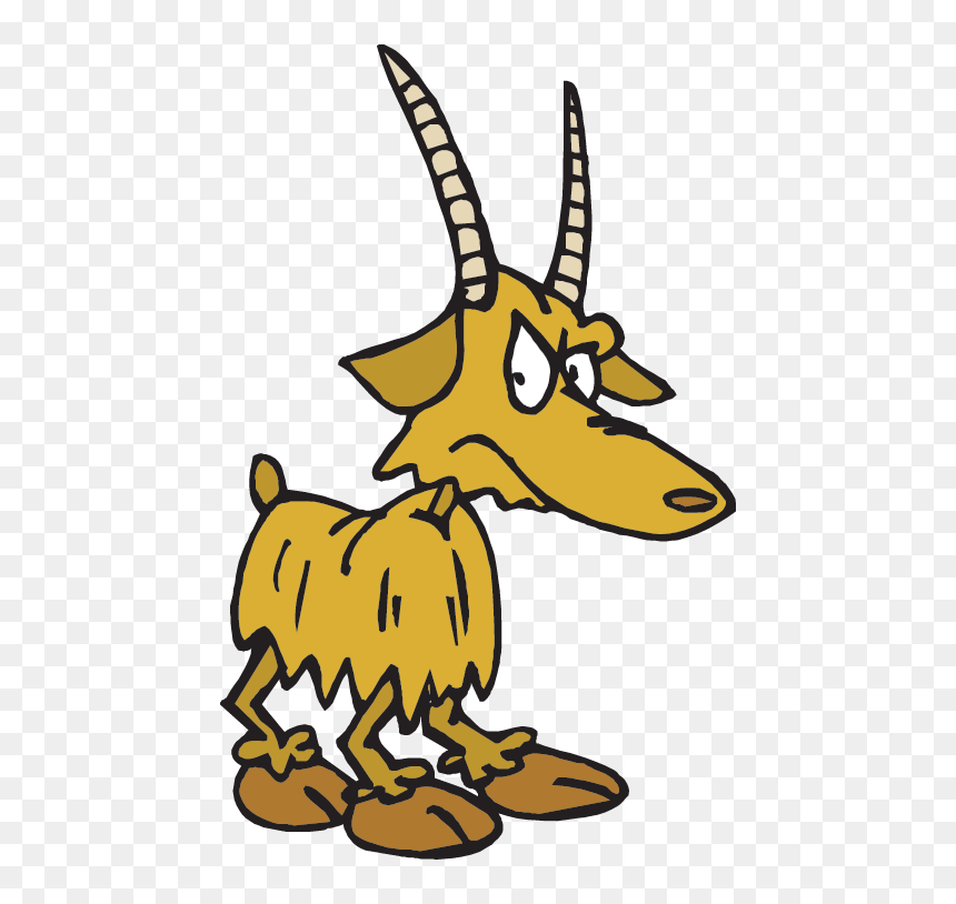 Cartoon Goat, HD Png Download - goat png