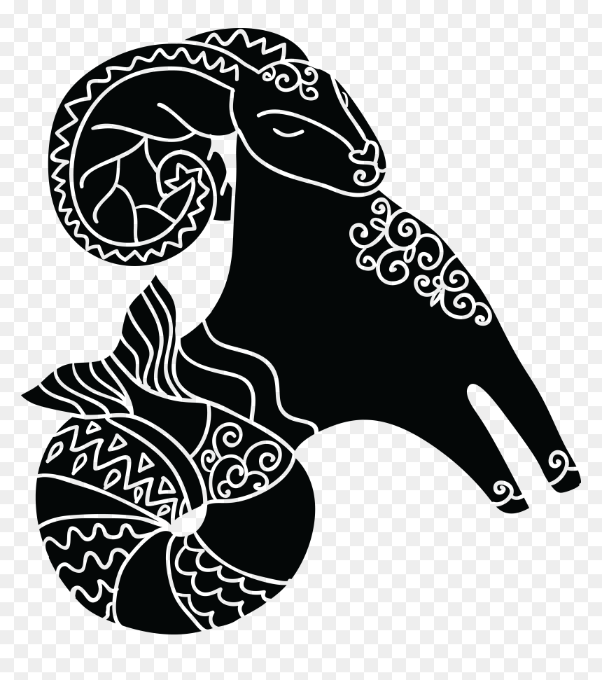 Capricorn Transparent, HD Png Download - goat png