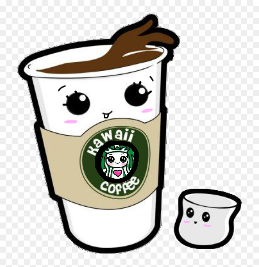 Kawaii Coffee, HD Png Download - starbucks png