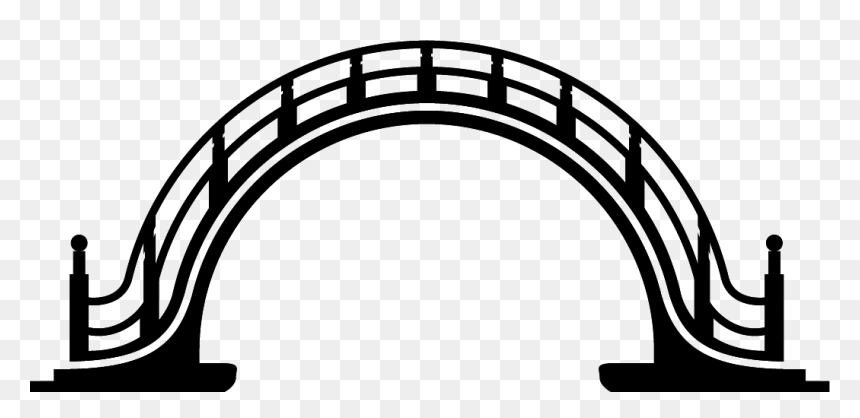 Japanese Tea Garden Clip Art, HD Png Download - bridge png