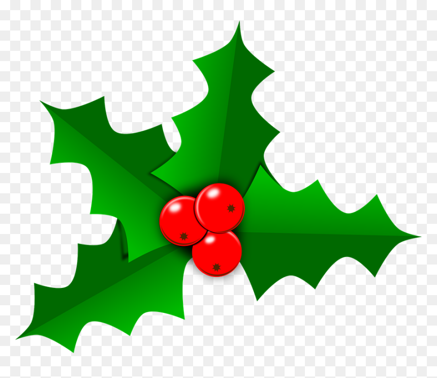 Christmas Leaf, HD Png Download - holly png