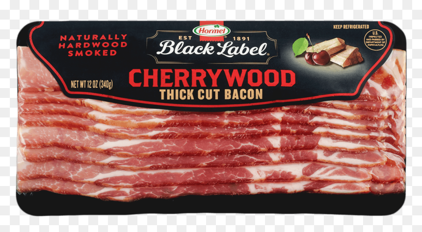 Hormel Black Label Cherrywood Bacon, HD Png Download - bacon png