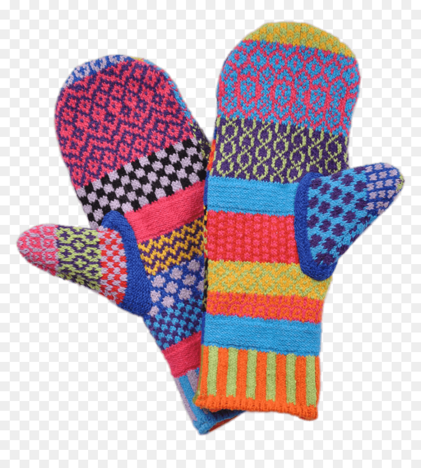 Colourful Mittens - Solmate Socks, HD Png Download - mittens png