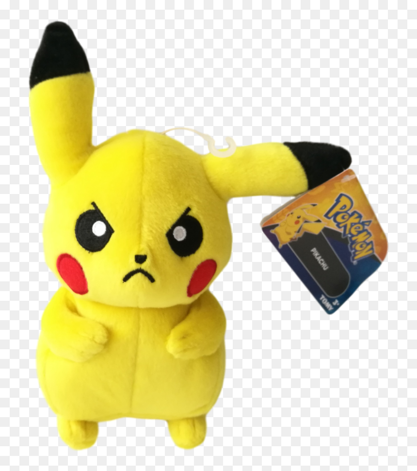 Stuffed Toy, HD Png Download - angry pikachu png