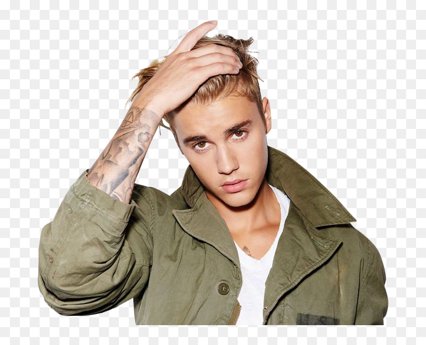 Justin Bieber Green Jacket - Justin Bieber Pic 2016, HD Png Download - justin bieber head png