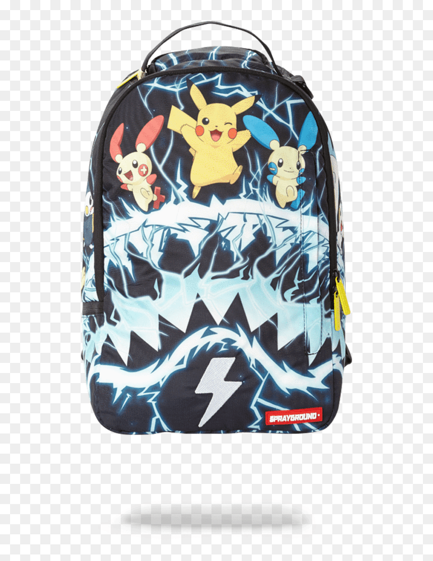 Sprayground Shark Backpack, HD Png Download - angry pikachu png
