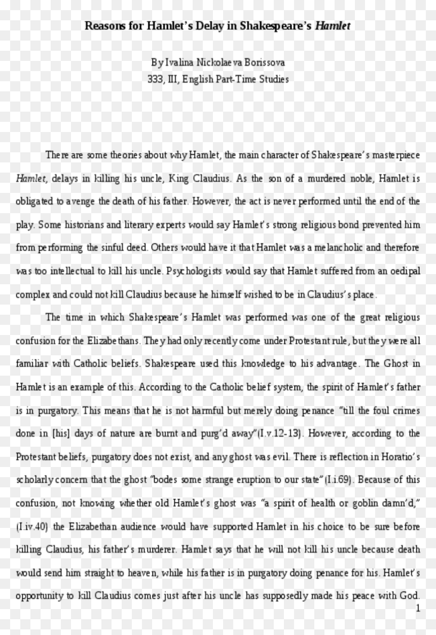 Reasons For Hamlet"s Delay In Shakespeare"s Hamlet - Last Will And Testament Of Freddie Mercury, HD Png Download - hamlet png