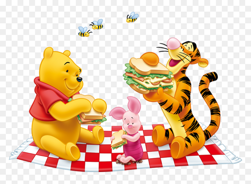 Tigger Pooh And Piglet, HD Png Download - lunch icon png