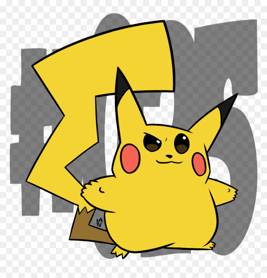 Cartoon, HD Png Download - angry pikachu png