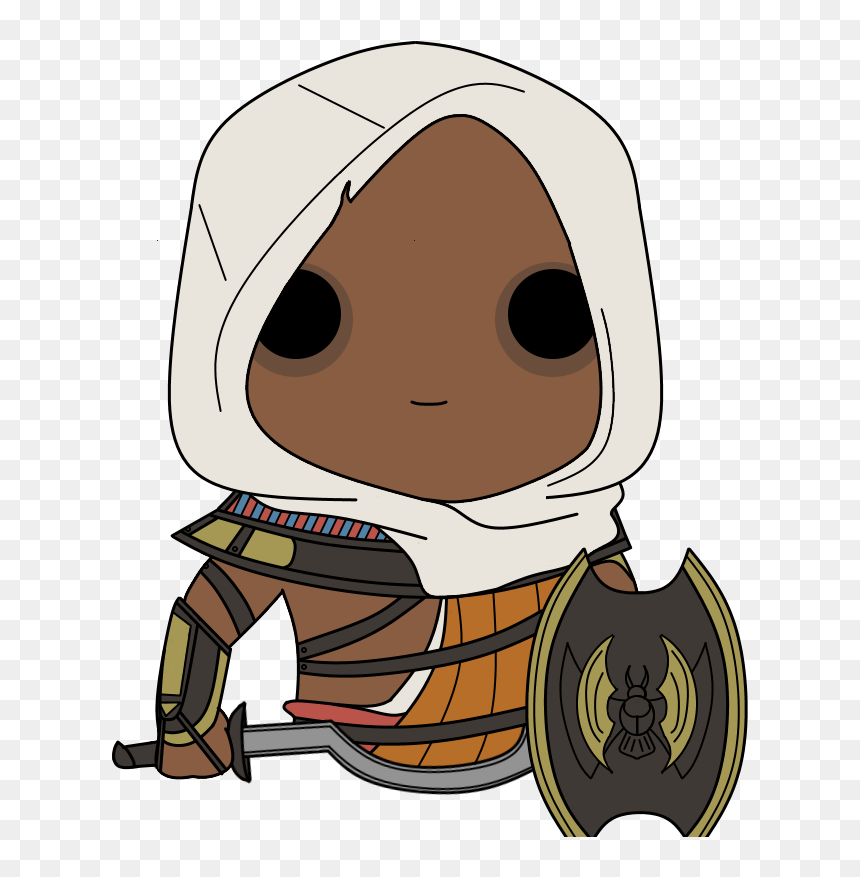 Assassin"s Creed Origins- Bayek By Undi3sss - Assassins Creed Origins Funko Pop, HD Png Download - assassin's creed origins png