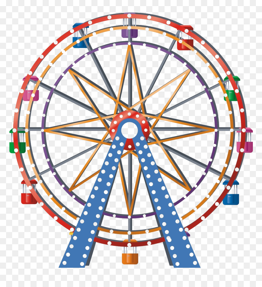 Vector Library Library Car Clip Art Dream Transprent - Ferris Wheel Transparent Background, HD Png Download - car clip art png