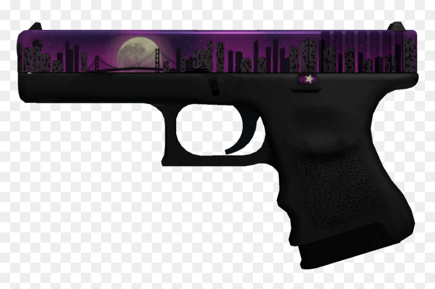 Global Offensive Glock 18 Firearm Game - Glock 18 Csgo Fade, HD Png Download - cs:go png