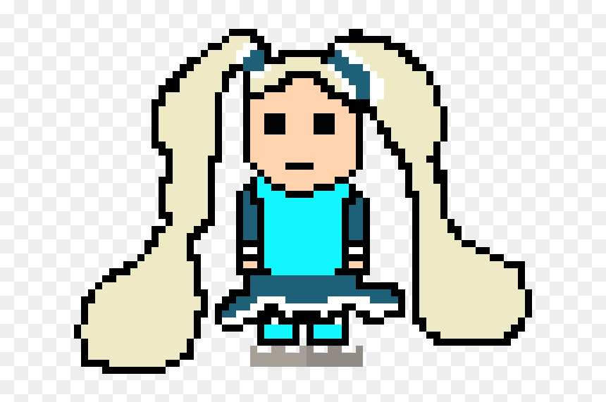 Danganronpa Life Pixel Figure Skater, HD Png Download - skater png