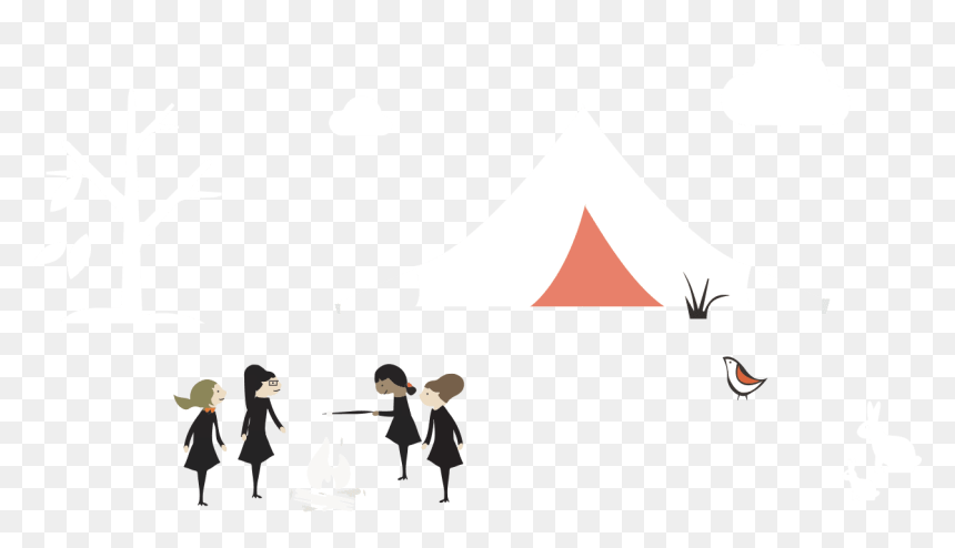 Glamping Icon - Illustration, HD Png Download - tent icon png