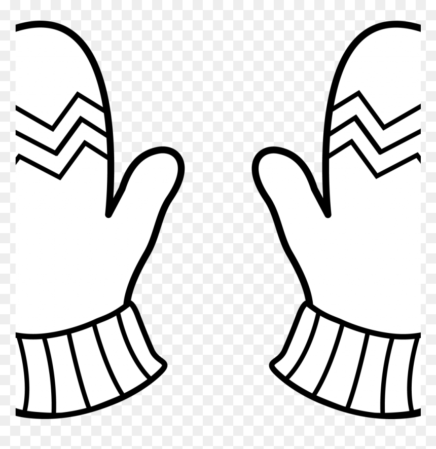 Download Thanksgiving Winter Coloring Pages 29 Boots, HD Png Download - mittens png