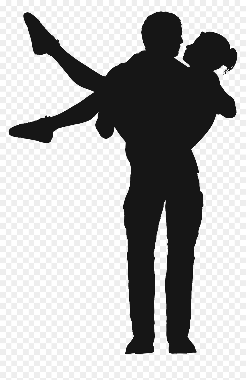 Pregnant Cowgirl Cliparts 27, Buy Clip Art - Silhouette Couple In Love, HD Png Download - american girl png
