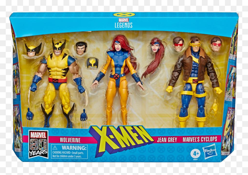 Marvel Legends Wolverine Jean Grey Cyclops, HD Png Download - jean grey png