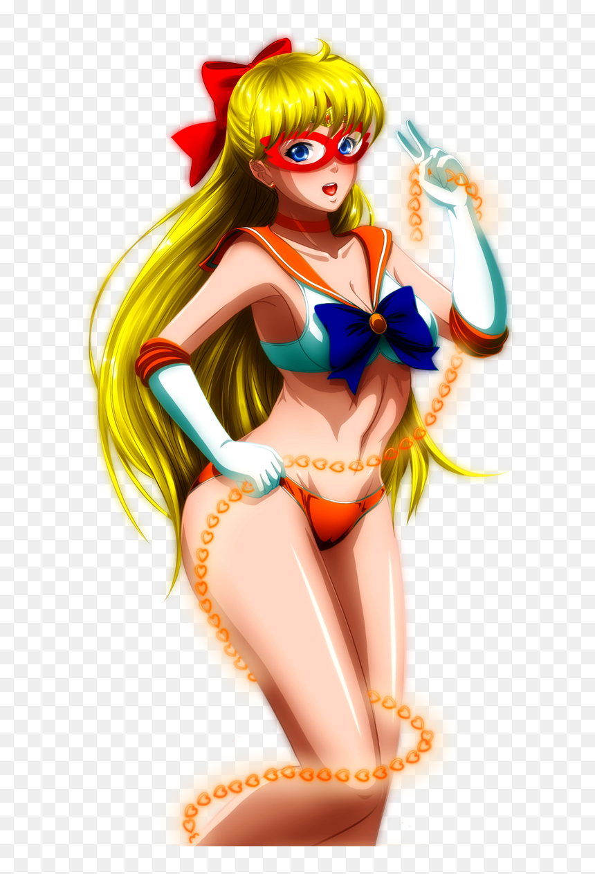 Aino Minako And Sailor Venus Drawn By Grimbyslayer - Sailor Senshi Lingerie, HD Png Download - sailor venus png