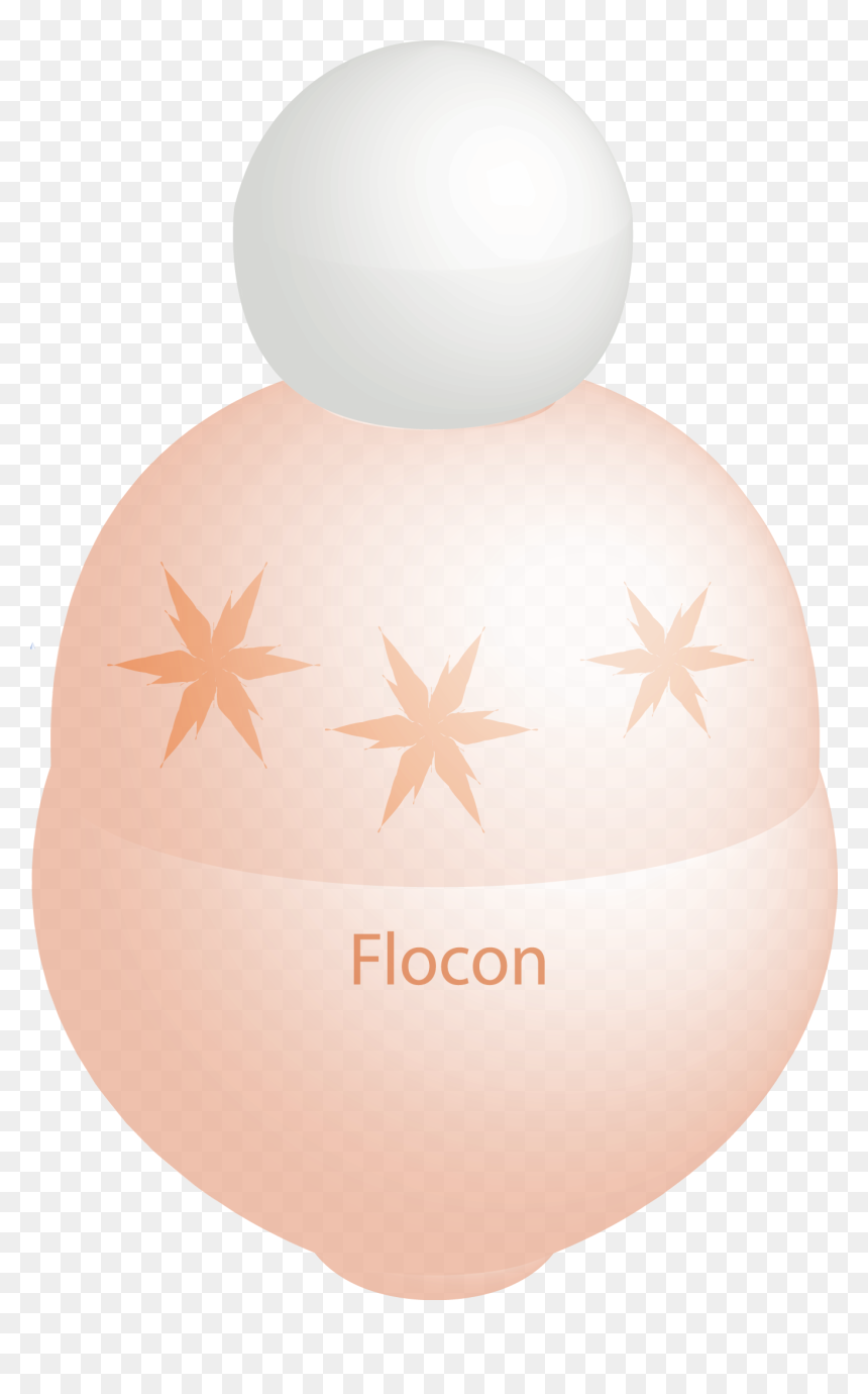Flocon-orange - Circle, HD Png Download - perfume bottle png