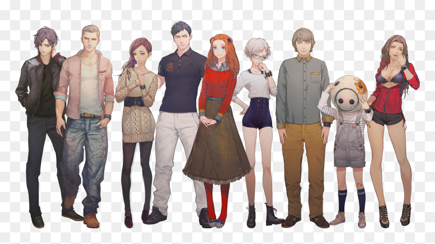 Zero Escape Zero Time Dilemma Characters, HD Png Download - felix argyle png