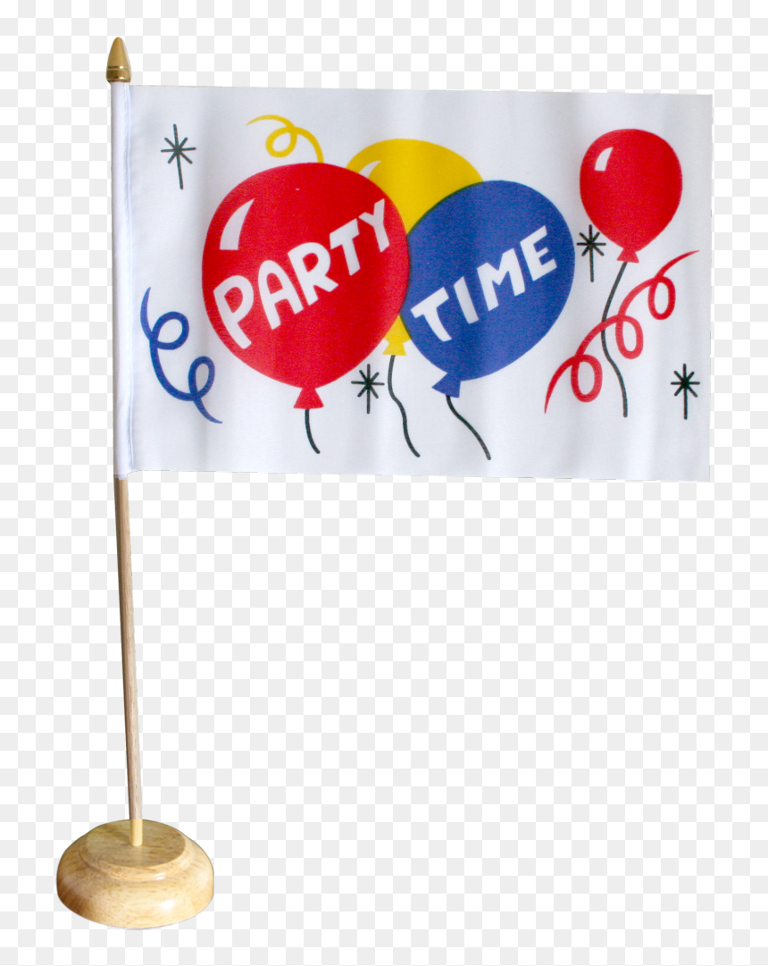 Party Time Table Flag - Party Time, HD Png Download - party time png