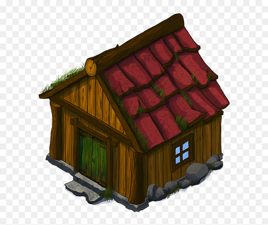 Cottage Clipart Simple House, HD Png Download - 2d png