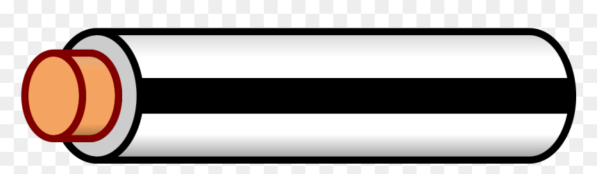 White Wire With Red Line, HD Png Download - black stripe png