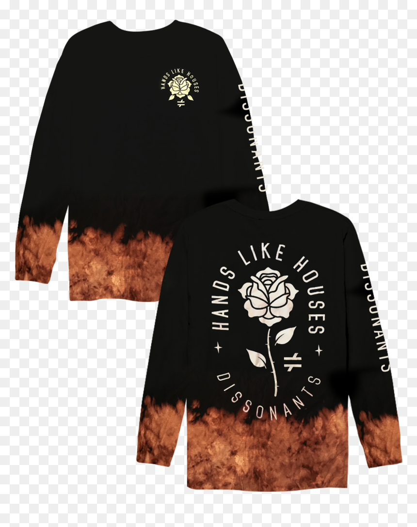 Long-sleeved T-shirt, HD Png Download - bleach logo png