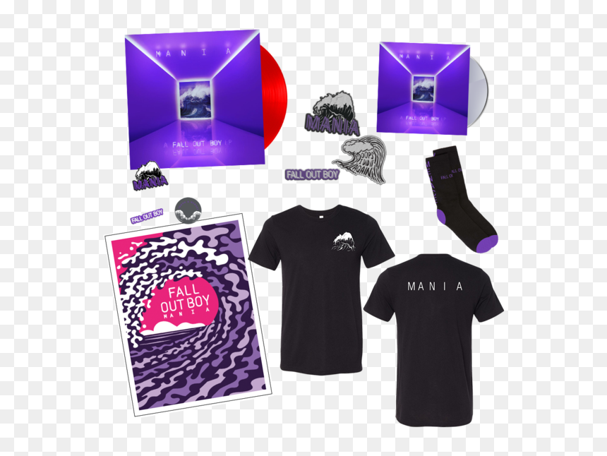 Mega Bundle - Fall Out Boy Mania Merch, HD Png Download - fall out boy png
