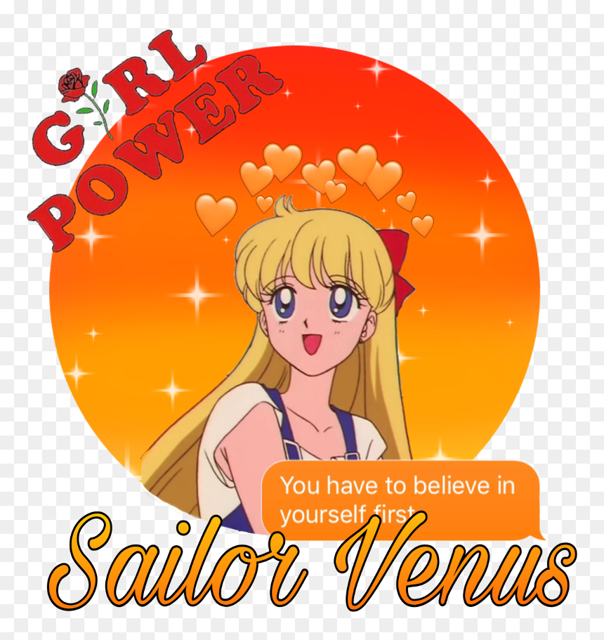 #sailorvenus - Cartoon, HD Png Download - sailor venus png
