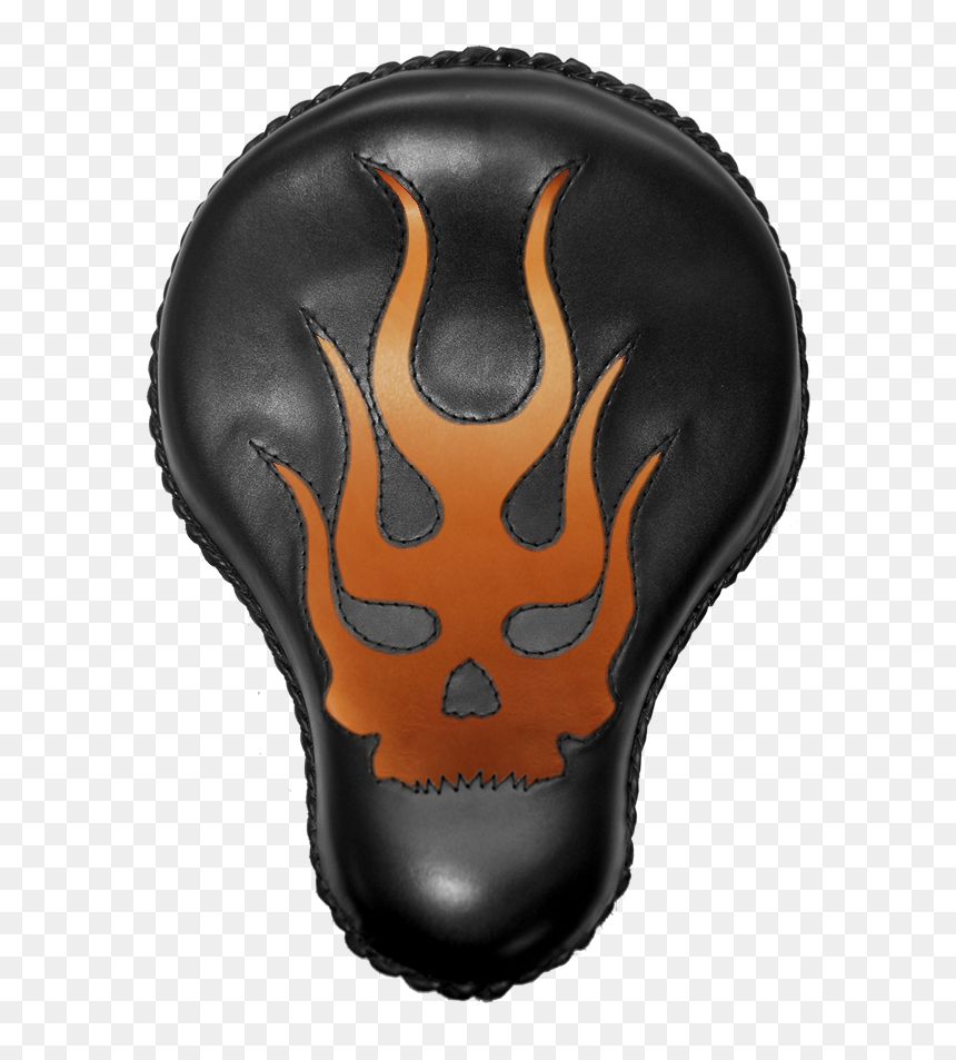Skull, HD Png Download - black flame png