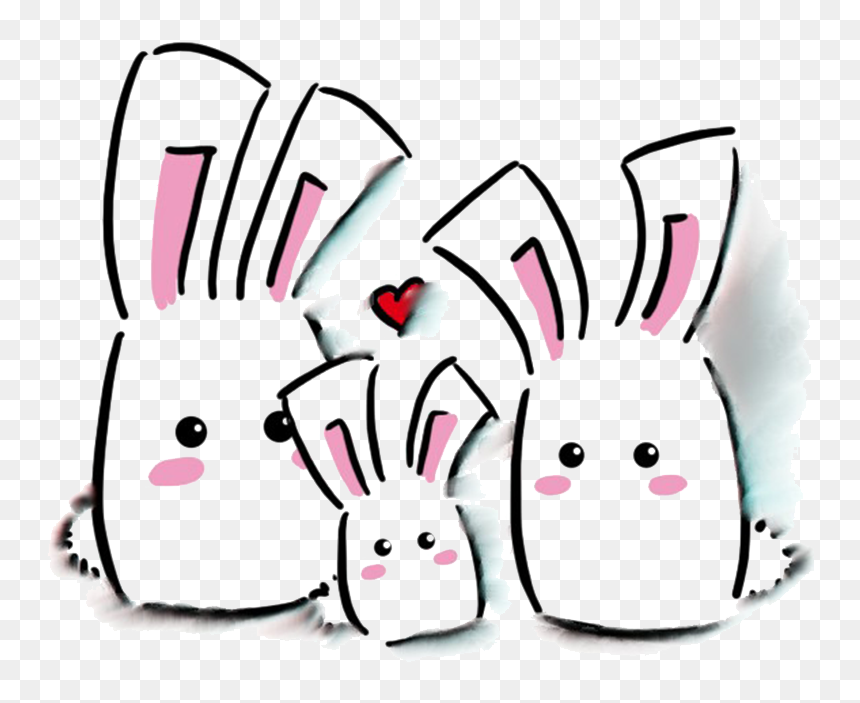 Easter Transparent Clipart - 5 Little Bunnies Clipart, HD Png Download - bunny clipart png