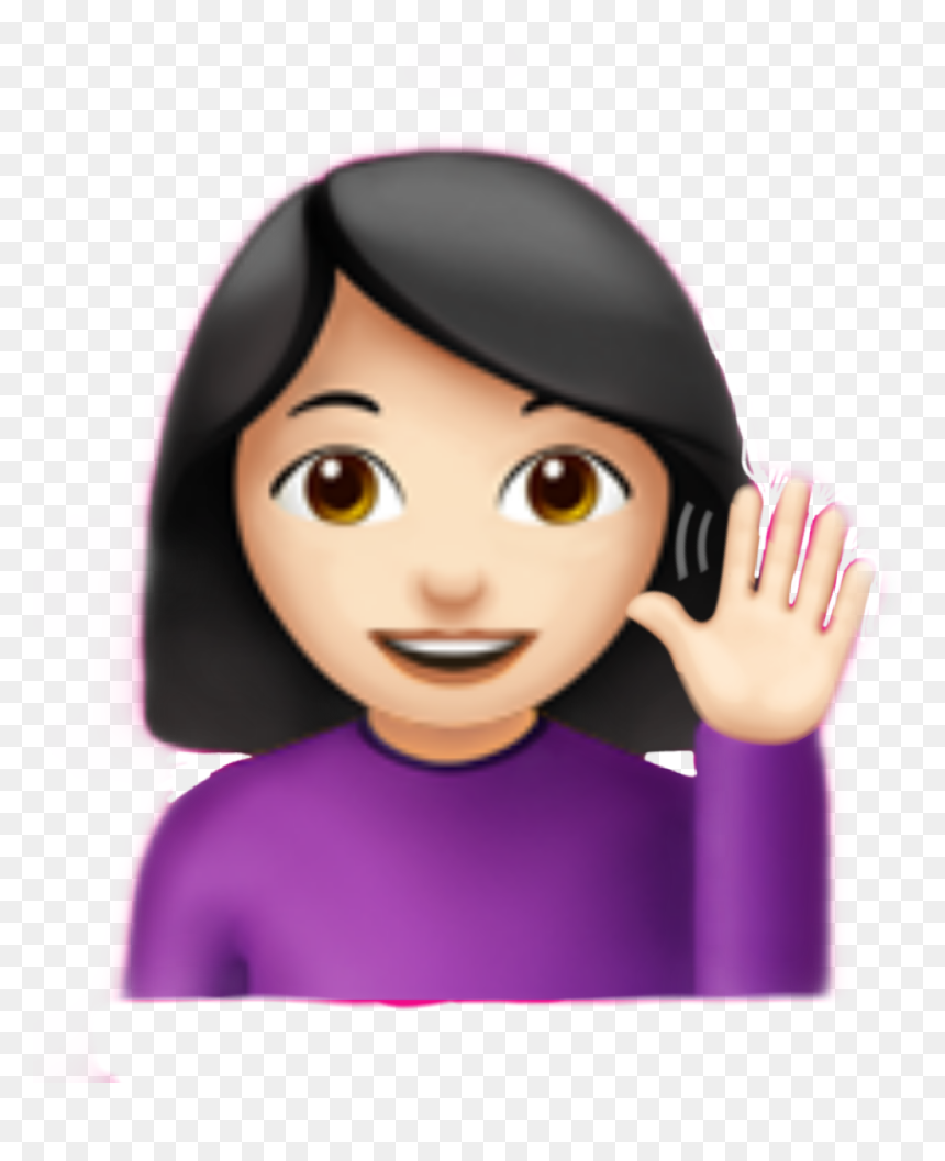 Emojisticker Emojiiphone Girlemoji Iphone - Woman Tipping Hand Emoji Png, Transparent Png - dance emoji png